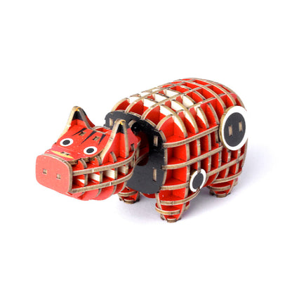 Wooden Art wa-gu-mi Akabeko