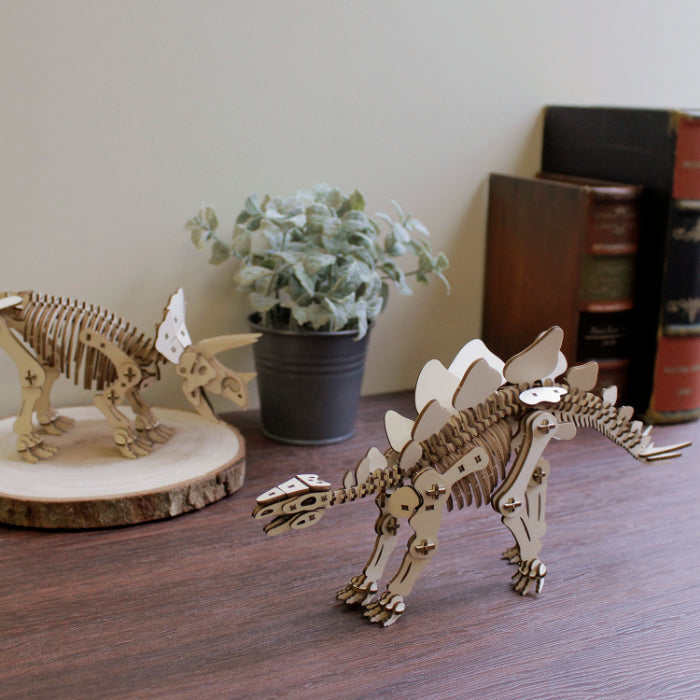 Wooden Art wa-gu-mi Stegosaurus