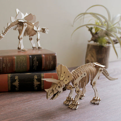 Wooden Art wa-gu-mi Triceratops