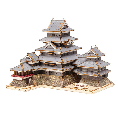 Wooden Art wa-gu-mi Matsumoto Castle Color Ver.
