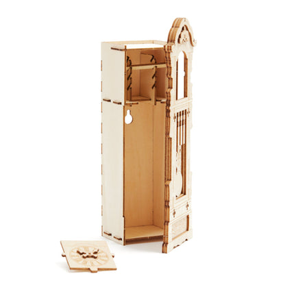 Wooden Art wa-gu-mi Antique Clock Watch Case