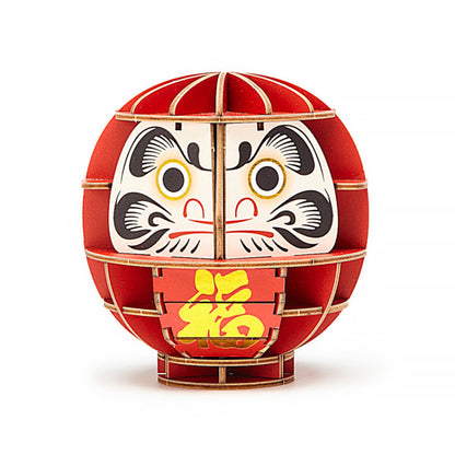 Wooden Art wa-gu-mi Daruma Color Version