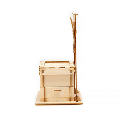 Wooden Art wa-gu-mi Offertory Coin Money Bank