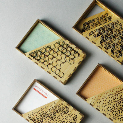wa-gu-mi Card Case - Asanoha