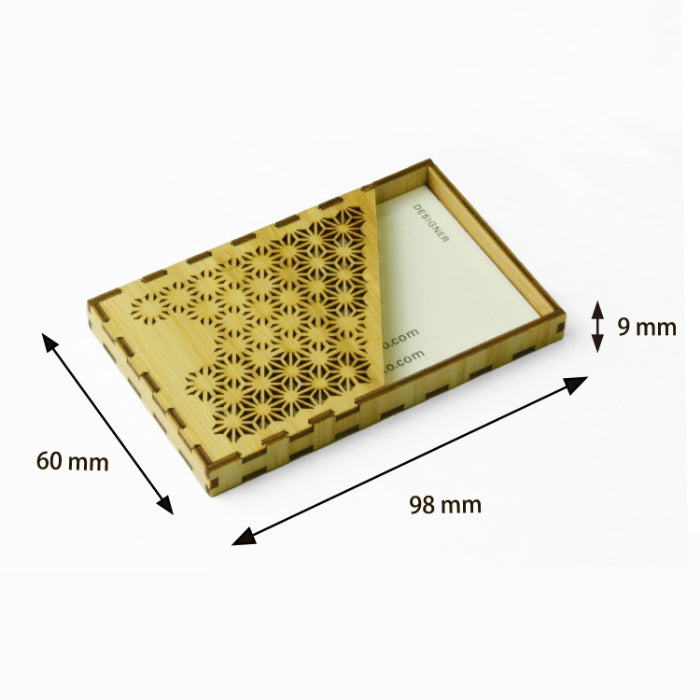 wa-gu-mi Card Case - Asanoha