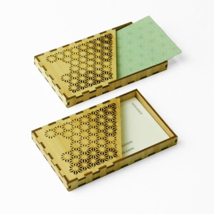 wa-gu-mi Card Case - Asanoha