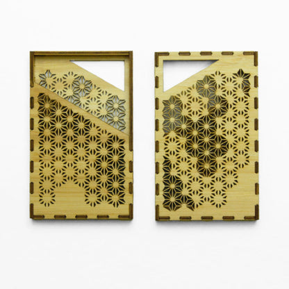 wa-gu-mi Card Case - Asanoha