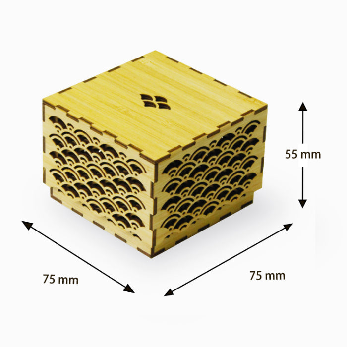 wa-gu-mi Gift Box - Seigaiha