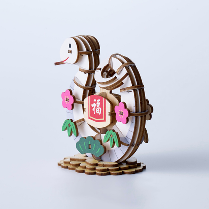 Wooden Art wa-gu-mi Snake