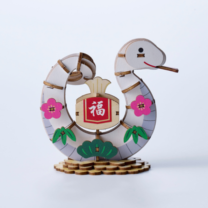 Wooden Art wa-gu-mi Snake